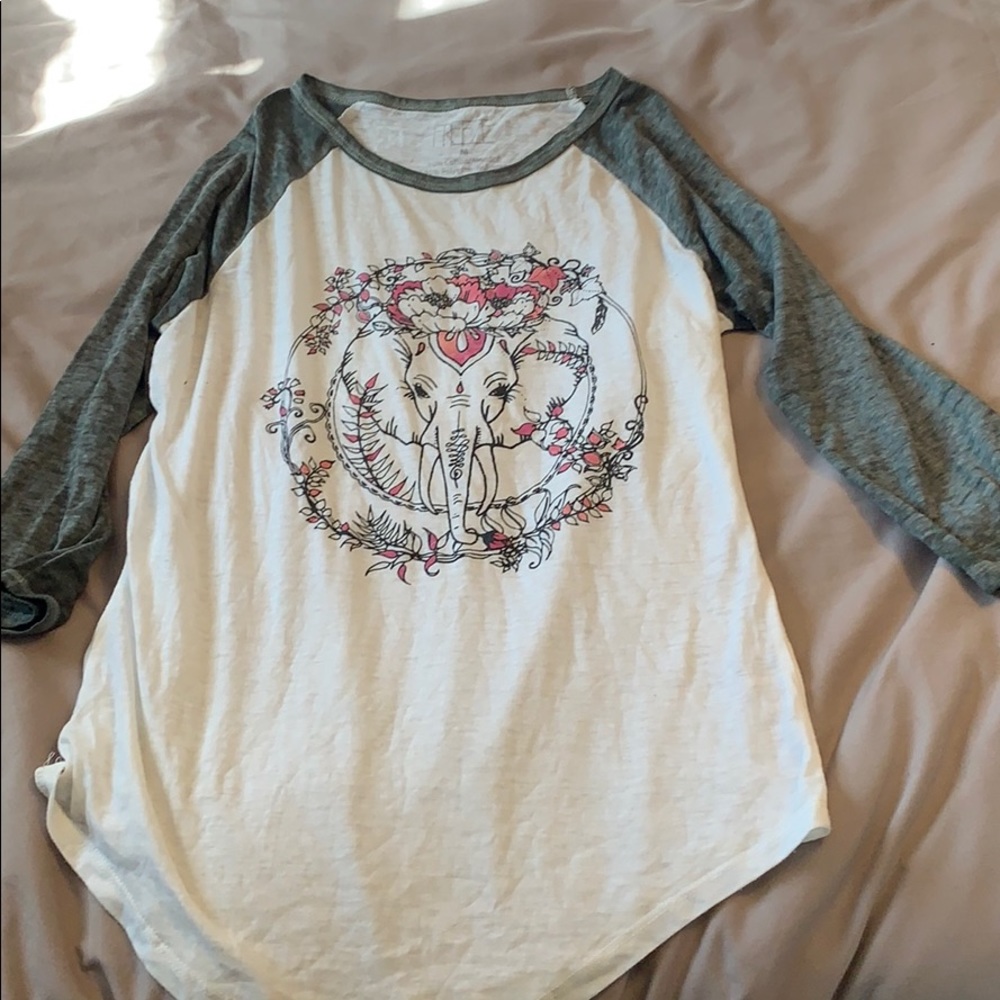 Elephant Baseball Tee